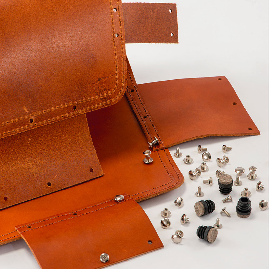 Kit per la sostituzione della seduta in pelle della sedia Les Arcs Dal Vera, compatibile con modelli vintage